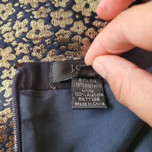 J.CREW Metallic Jacquard Mini Skirt - Picture 4 of 4